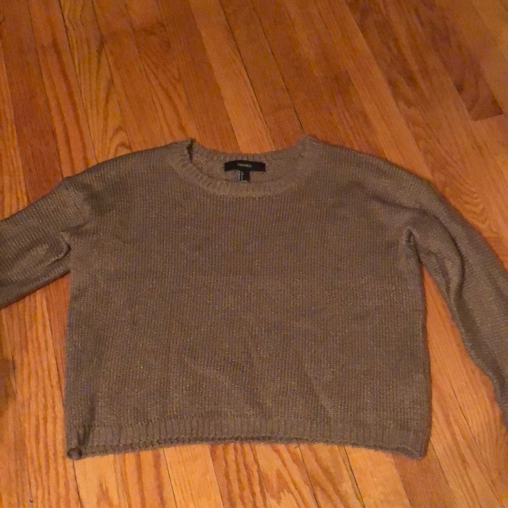 Cropped sweater from Forever 21